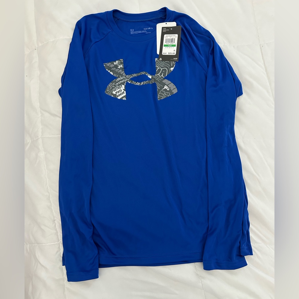 Under Armour Youth Boy’s Blue Long Sleeve Size L